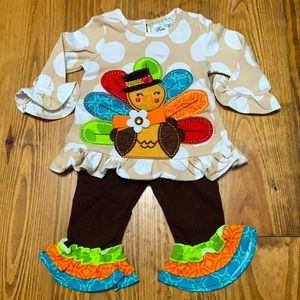 6-9 Months Turkey Outfit